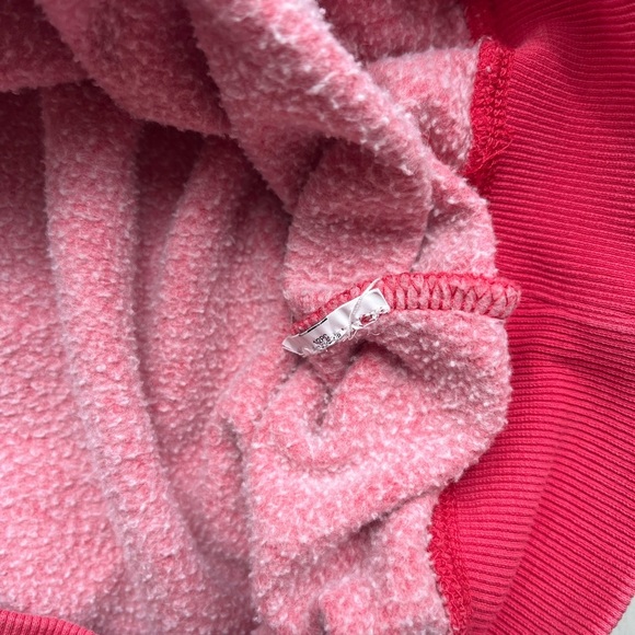 Women's Billabong x Wrangler Hoodie Red Solid Spell-Out M Surf Beach Outdoor - Picture 8 of 13